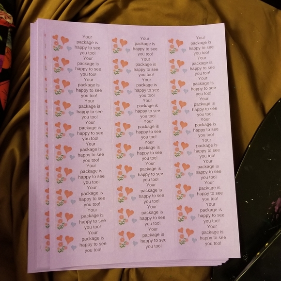 150 LABELS Your Package is Happy to See You Too! - Picture 2 of 4